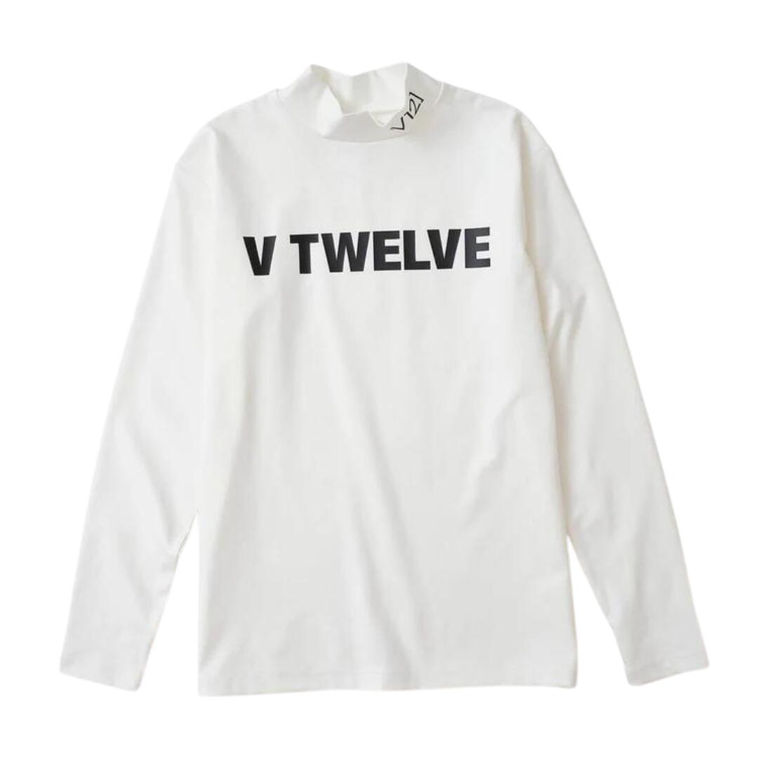 【送料無料】 V12 ブイトゥエルブ BOLD MOCK メンズ ゴルフ ゴルフウェア モックネック 長袖 ストレッチ 伸縮性 M/L V122420-MK01