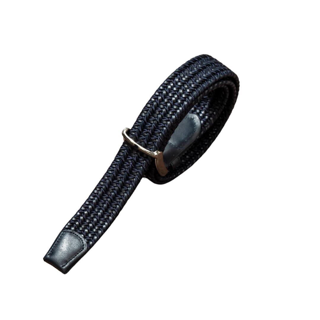 【送料無料】 TRATTO トラット ドモドゾーラメッシュベルトレーヨン メンズ ゴルフ ビジネス ベルト ブラウン ネイビー 95cm 全長114cm 幅35mm ギフト プレゼント 33-8242800 防寒