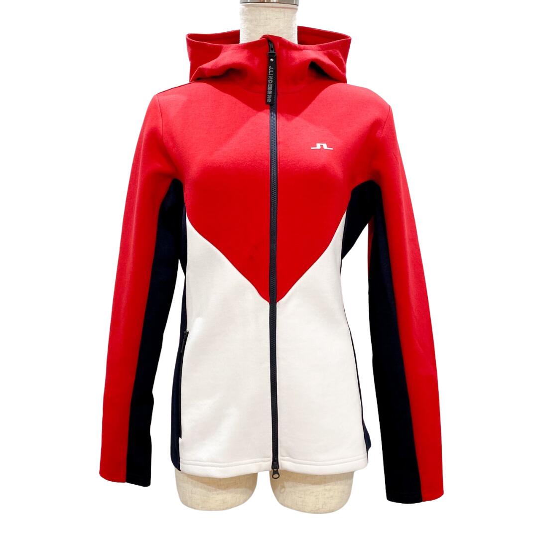 【送料無料】 50％OFF！ J.LINDEBERG Jリンドバーグ ジェイリンドバーグ レディース ゴルフ ゴルフウェア アウター ブルゾン ジップパーカー ダブルジップ 吸水速乾 透湿性 38/40 SALE セール 072-57920 ジャケット