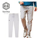 tovho トヴホ BACKボアパンツ メンズ ゴルフ ゴルフウェア 裏起毛 保温 防寒 ストレッチ ウエストゴム 02/03 M/L 送料無料 21-4611...
