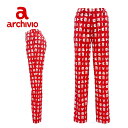 archivio アルチビオ レディース ロゴロングパンツ ゴルフ ゴルフウェア 撥水 速乾性 通気性 サイズ38 A957426 送料無料 SALE セール ...
