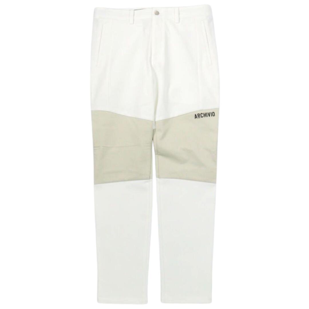 【送料無料】 archivio アルチビオ 配色切替UVパンツ メンズ ゴルフ ゴルフウェア UVカット ストレッチ シャツストッパー付き 44/46 A527910 SALE セール