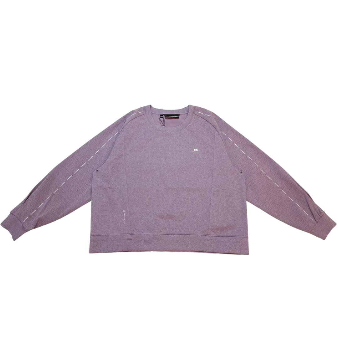 【送料無料】 J.LINDEBERG Jリンドバーグ Lucy Windblock レディース ゴルフ ウェア プルオーバー スウェット ストレッチ 吸湿性 通気性 撥水性 ドローコード付き 42/Lサイズ 07234918 072-34918