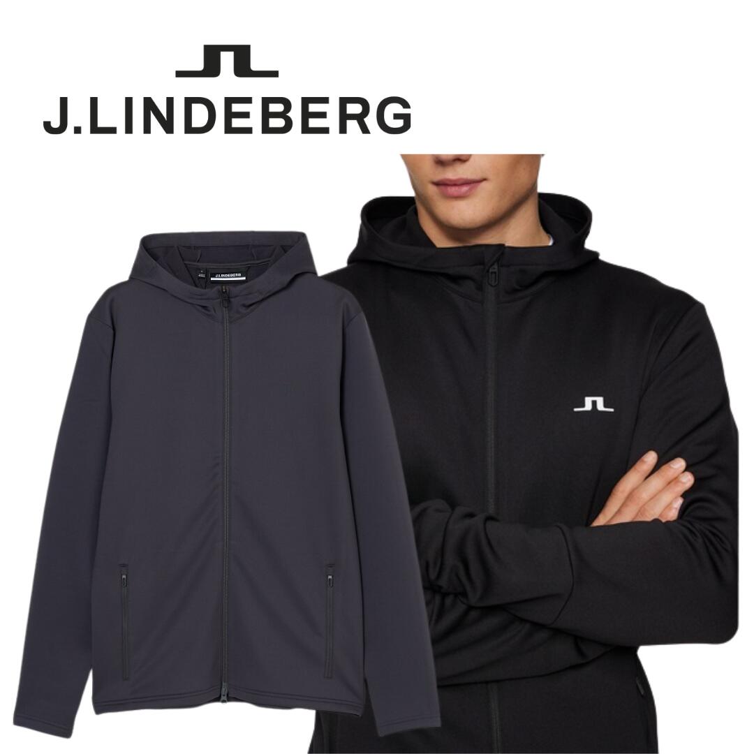 【送料無料】 J.LINDEBERG Jリンドバーグ フルジップパーカー メンズ ゴルフ ウェア ブルゾン アウター 裏起毛 保温 防寒 46サイズ 洗濯可能 07154911 071-54911