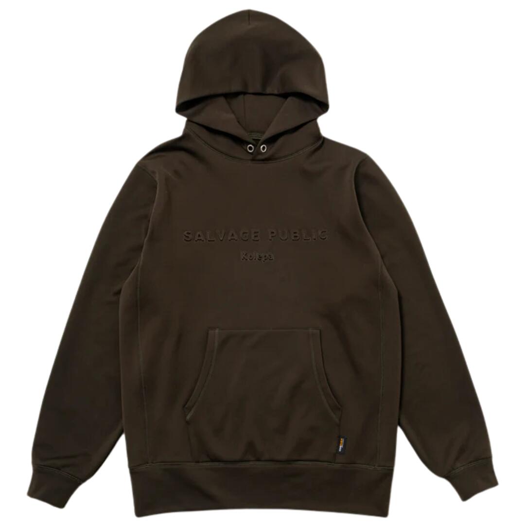 【送料無料】 SALVAGE PUBLIC Kolepa サルベージパブリックコレパ イカイカフリースプルオーバーフーディ メンズ ゴルフ ウェア スウェット トレーナー 裏起毛 保温 防寒 セットアップ SVKA4018 S25A0109K