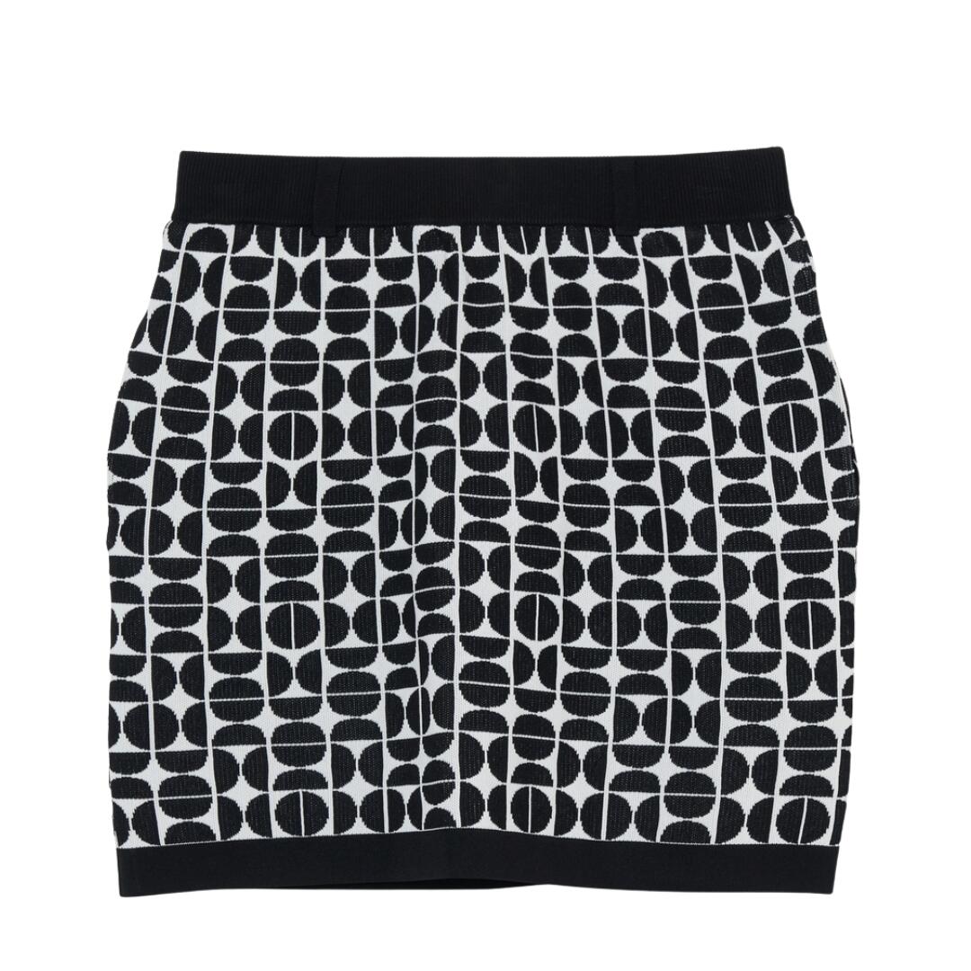 【送料無料】 Heal Creek ヒールクリーク セミサークル柄ダブルジャカードニットスカート レディース ゴルフウェア 手洗い可能 40/42 M/L 00275240 002-75240