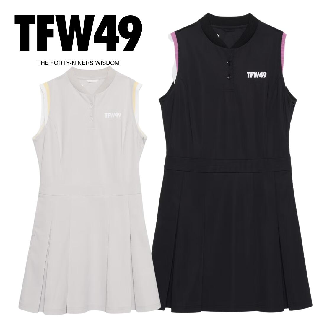 ������̵���� TFW49 �ƥ������ե��֥�塼�ե����ƥ�����ʥ��� COLLAR LESS PLEAT ONEPIECE TL10261003 ��ǥ����� ����...