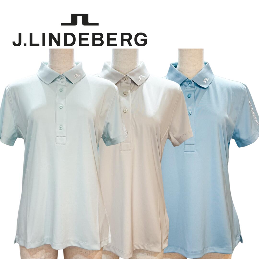 Rakuten - 【送料無料】 J.LINDEBERG ジェイリンドバーグ ツアーテックポロ レディース ゴルフウェア ポロシャツ 半袖ポロ ストレッチ 吸水速乾 40/42/44 M/L/XL 大きめサイズあり 07225240 072-25240