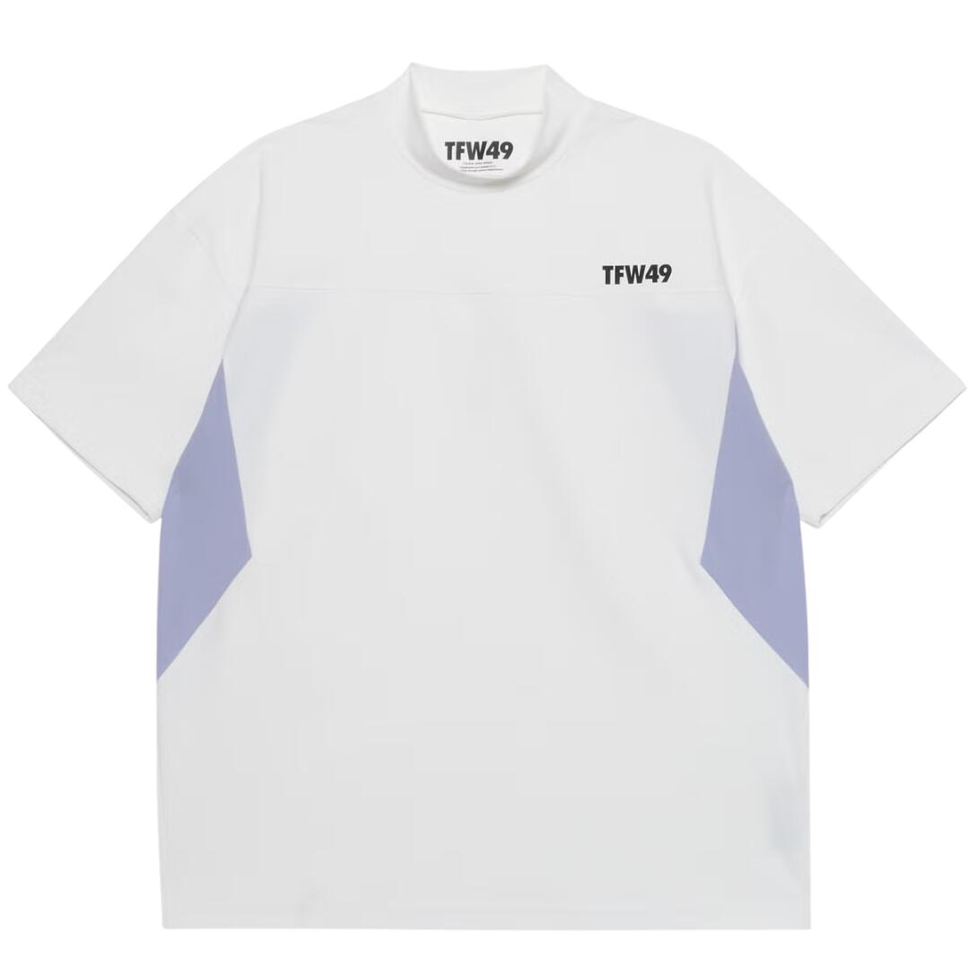 【送料無料】 TFW49 ティーエフダブリューフォーティーンナイン WIDE SHORT SLEEVE MOCKNECK メンズ ゴルフウェア モックネック 吸水速乾 透けにくい UVカット M/L T102610011