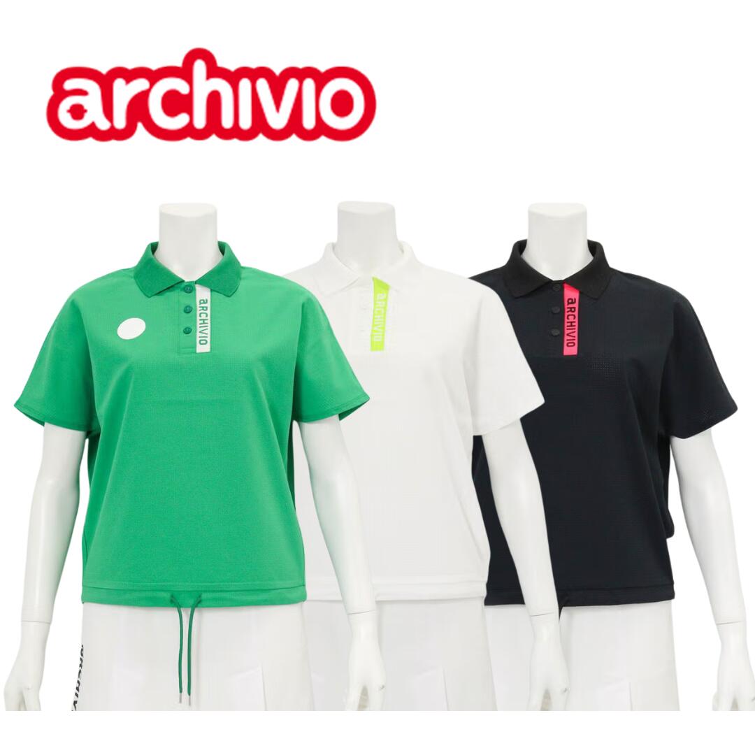 Rakuten - 【送料無料】 archivio アルチビオ ドルマン通気速乾プルオーバー レディース ゴルフウェア ポロシャツ 通気性 吸水速乾 Lサイズ A559505