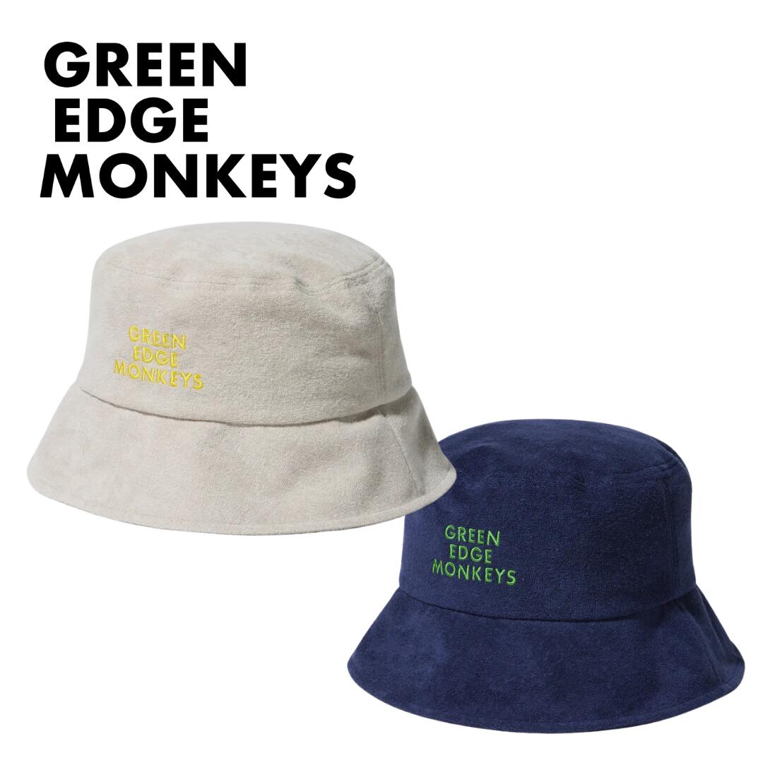 Rakuten - 【送料無料】 GREEN EDGE MONKEYS グリーンエッジモンキーズ Bucket hat #7604-65 メンズ レディース バケットハット バケハ パイル地 吸水速乾 通気性 サイズ調整可能 ギフト プレゼント 60357604