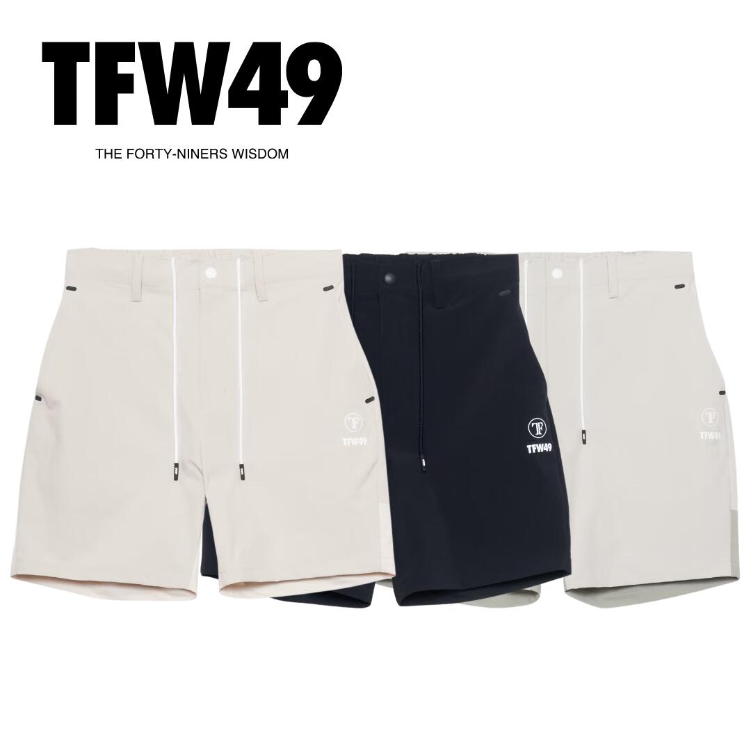 Rakuten - 【送料無料】 TFW49 ティーエフダブリューフォーティーンナイン COMBINATION SHORTS メンズ ゴルフウェア ショートパンツ ショーツ 接触冷感 UVカット 防シワ ウエスト調整可能 T072610014