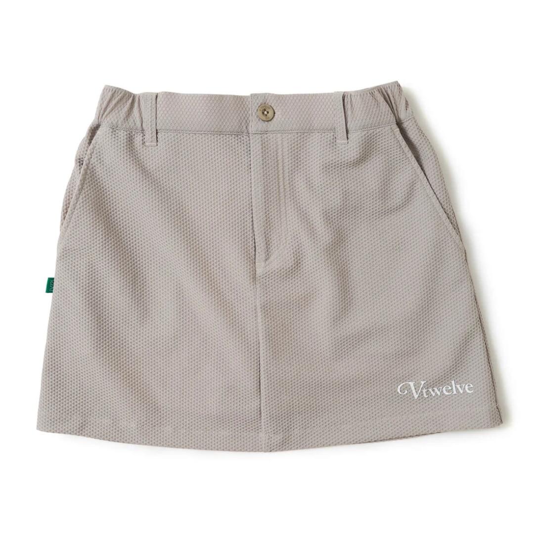 【送料無料】 V12 ブイトゥエルブ AIRY AWA SKIRT レディース ゴルフウェア スカート 通気性 吸水速乾 防シワ インナーショーツ付き サイズL V122610-SK08