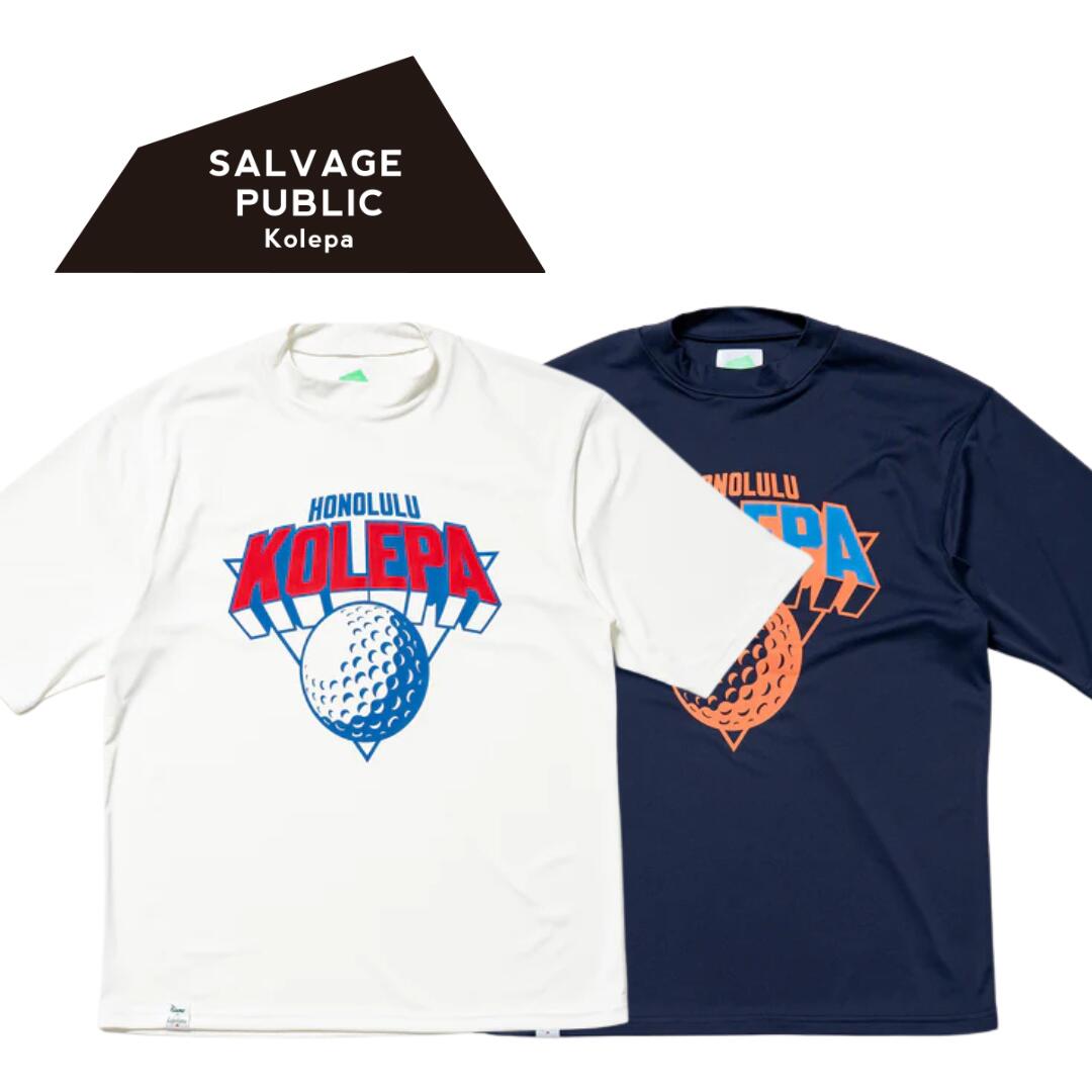  SALVAGE PUBLIC Korepa サルベージパブリックコレパ パルルモックネックS/S（TEAM KOLEPA） メンズ ゴルフウェア 半袖シャツ 遮熱性 UVカット M L s26a0343k SVKA6001
