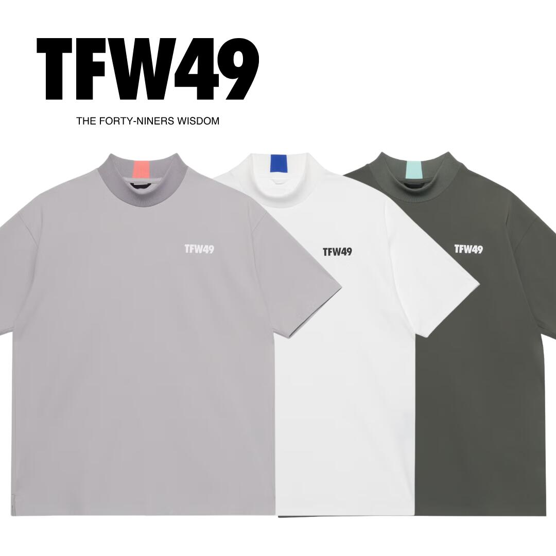 【送料無料】 TFW49 ティーエフダブリューフォーティーンナイン HALF MOCKNECK TEE メンズ ゴルフウェア モックネック 半袖シャツ 伸縮性 速乾性 高機能 M L T102610051