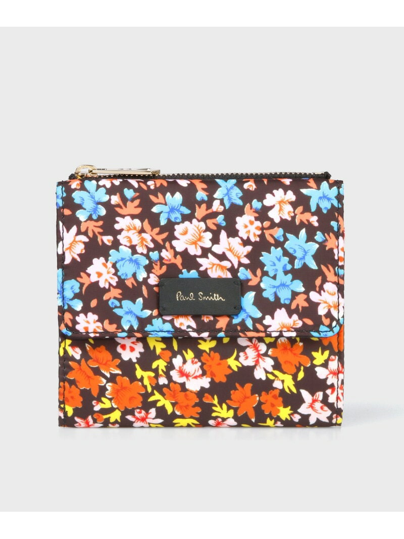 【SALE／50%OFF】【公式】"Rizo Floral" 3つ折り財布 Paul Smith ポール・スミス　アウトレット 財布・..