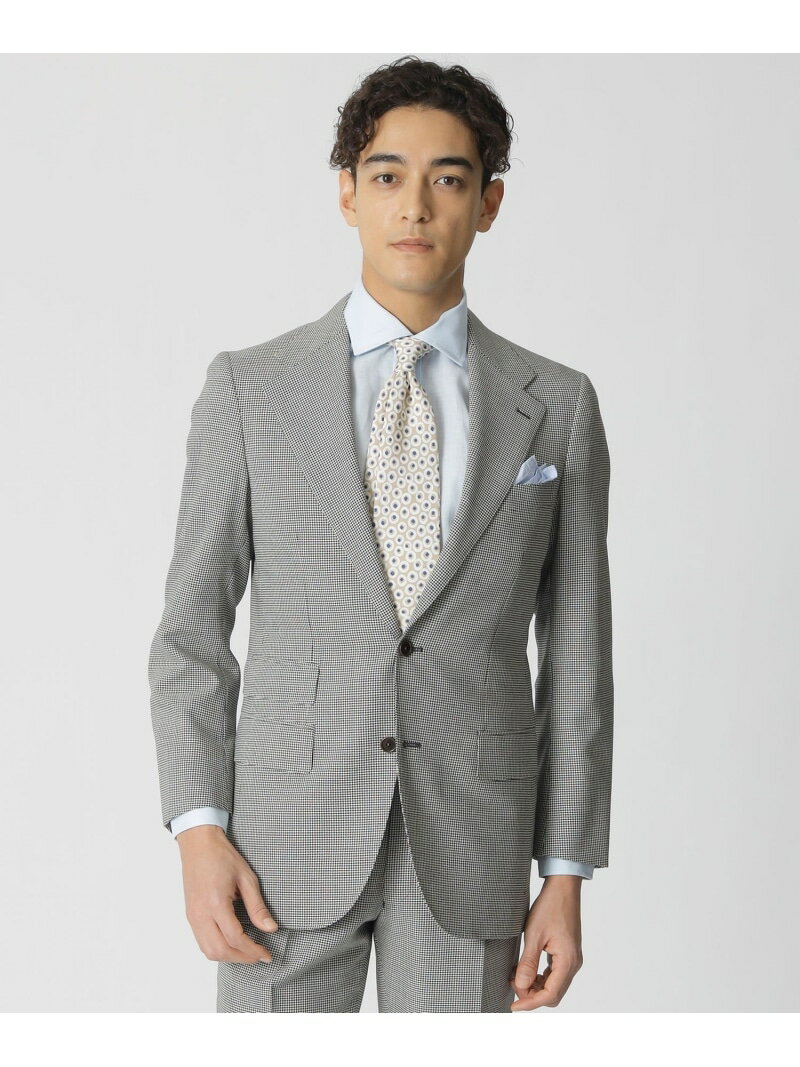 Tailored Jacket - 【数量限定】【COLLECTION LINE】ワイドラペル千鳥ジャケット Paul Stuart ポール・スチュアート ジャケット・アウター テーラードジャケット・ブレザー ブラック【送料無料】[Rakuten Fashion]
