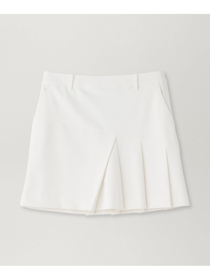 【GOLF Women's】ストレッチスムースプリーツスカート Paul Stuart ポール・スチュアート スカート ミニスカート ホワイト【送料無料】[Rakuten Fashion]