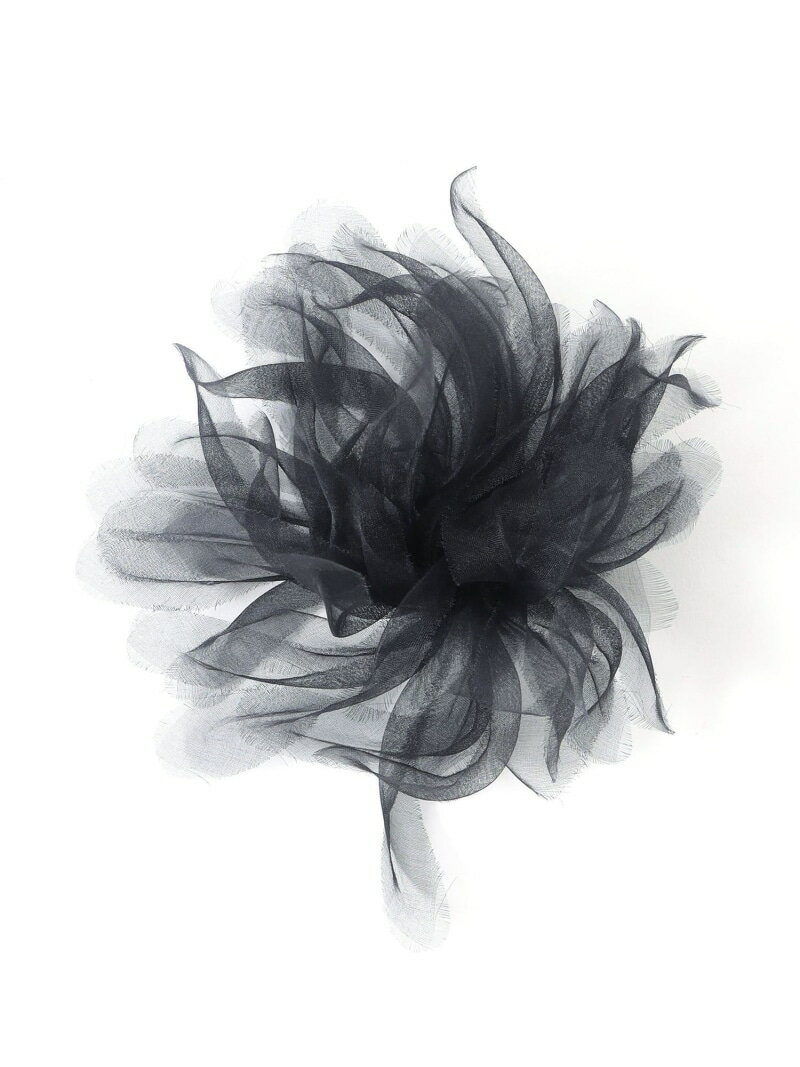 シアーコサージュ Paul Stuart ポール・スチュアート アクセサリー・腕時計 ブローチ・コサージュ・バッジ ベージュ ネイビー【送料無料】[Rakuten Fashion]