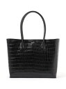 【SALE/42%OFF】クロコ型押し トートバッグ Paul Stuart ポール・スチュアート バッグ トートバッグ ブラック ブラウン【RBA_E】【送料...