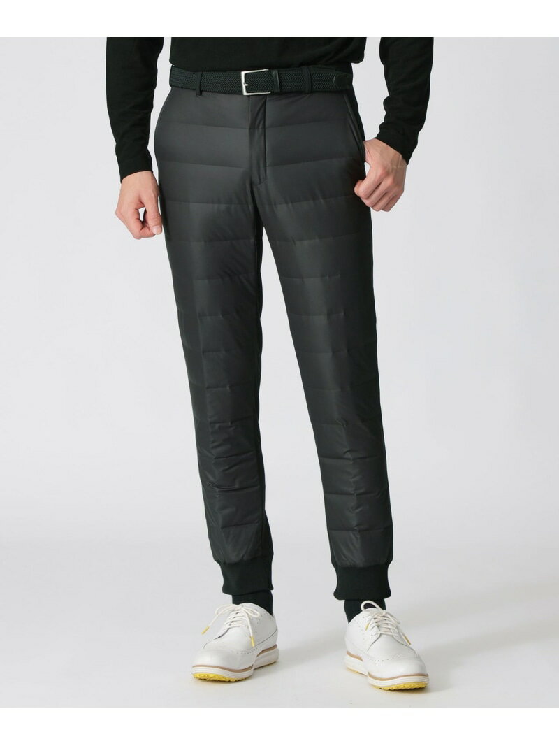 【SALE／30%OFF】【GOLF】ダウンパディングジョガーパンツ/セットアップ Paul Stuart ポール・スチュアート パンツ その他のパンツ ベージュ ブラック【RBA_E】【送料無料】[Rakuten Fashion]