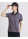 【SALE/74%OFF】【GOLF】ジグザグプリントポリエステルカノコポロシャツ(吸水速乾・UVカット) Paul Stuart ポール・スチュアート トップ...