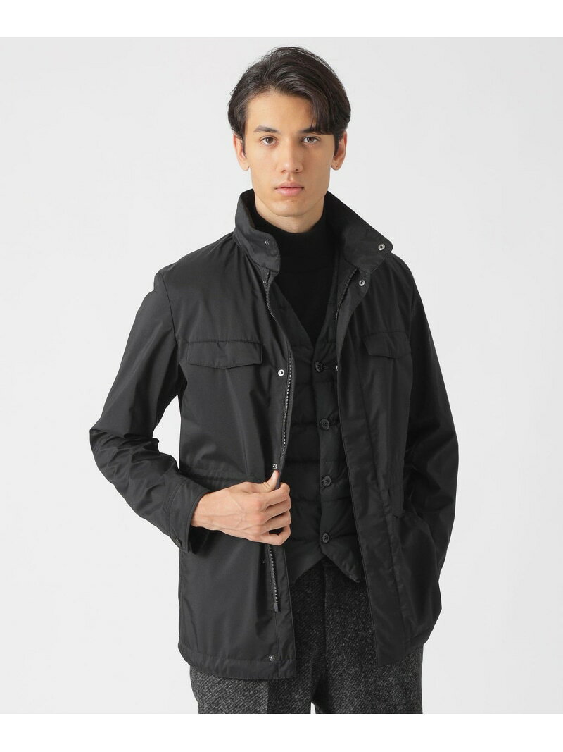 Rakuten - 【SALE／44%OFF】【はっ水/透湿性/防風】M-65 3wayブルゾン Paul Stuart ポール・スチュアート ジャケット・アウター ブルゾン・ジャンパー ブラック イエロー【RBA_E】【送料無料】[Rakuten Fashion]