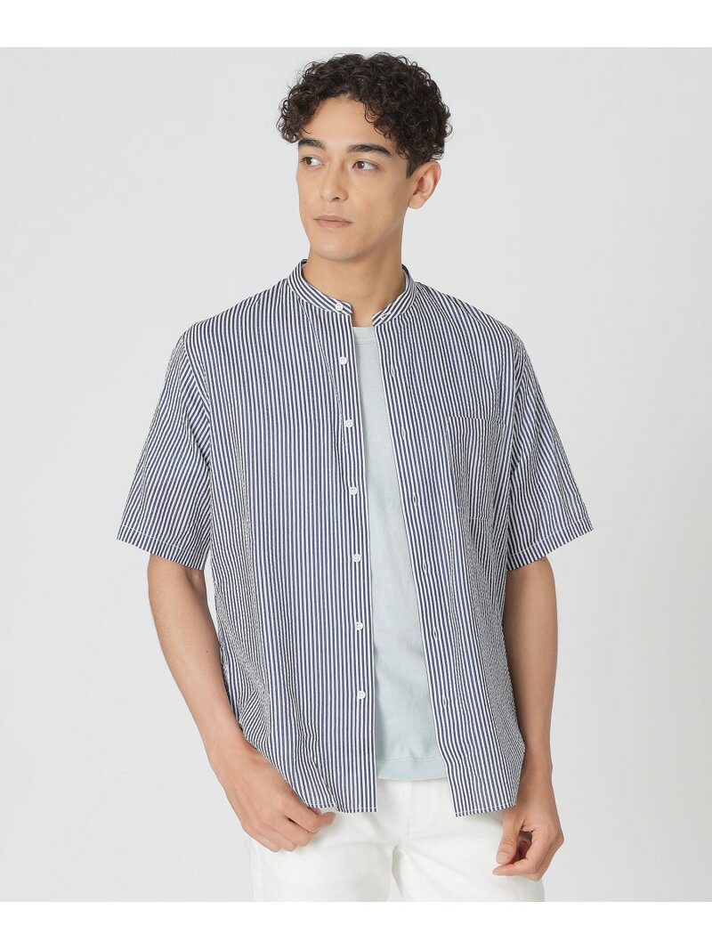 Rakuten - 【SALE／25%OFF】ロンストプリント ミラクルウェーブ半袖シャツ Paul Stuart ポール・スチュアート トップス シャツ・ブラウス グリーン ブルー レッド【RBA_E】【送料無料】[Rakuten Fashion]