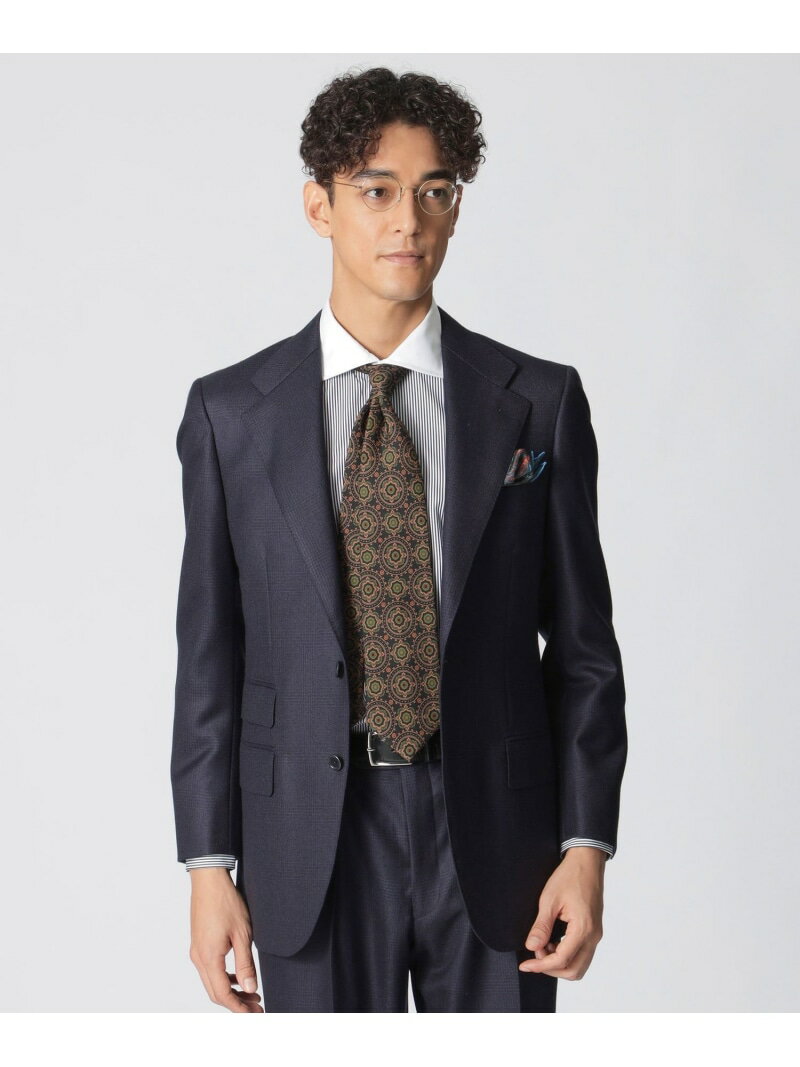 【数量限定】「COLLECTION LINE」シャドウチェック柄スーツ Paul Stuart ポール・スチュアート スーツ・フォーマル セットアップスーツ ネ...