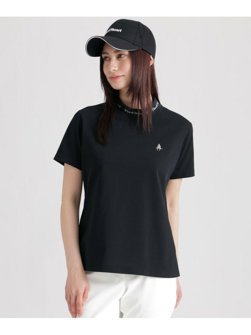 Rakuten - 【GOLF Women's】PSアイコニックロゴモックネックシャツ Paul Stuart ポール・スチュアート トップス カットソー・Tシャツ ネイビー ホワイト ブラック【送料無料】[Rakuten Fashion]