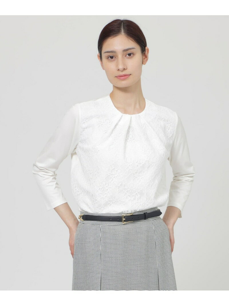 Rakuten - 【Nikkei Magazine掲載】【ウォッシャブル】ドレスジャージ プルオーバー Paul Stuart ポール・スチュアート トップス カットソー・Tシャツ ブラック ホワイト【送料無料】[Rakuten Fashion]