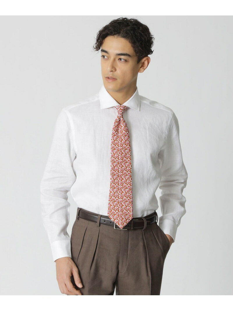 Rakuten - 【COLLECTION LINE】セミスプレッドカラードレスシャツ Paul Stuart ポール・スチュアート トップス シャツ・ブラウス ホワイト ブルー【送料無料】[Rakuten Fashion]