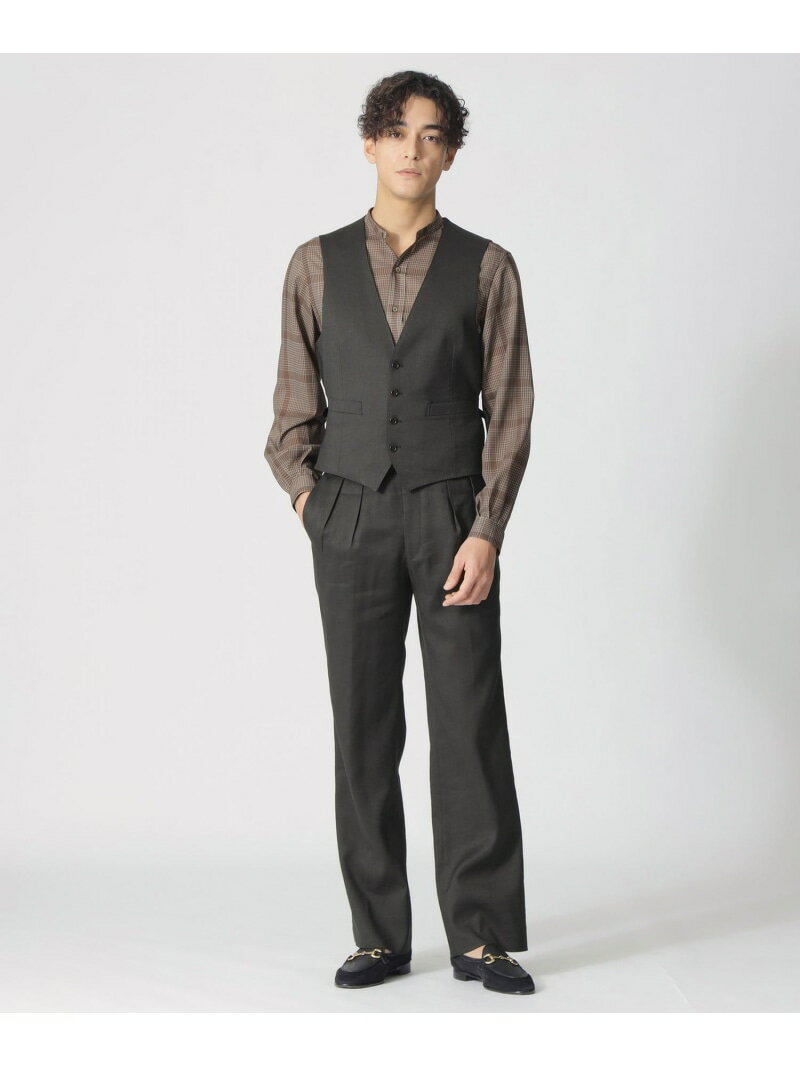 【COLLECTION LINE】バンドカラー/スポーツシャツ Paul Stuart ポール・スチュアート トップス シャツ・ブラウス ブラウン【送料無料】[Rakuten Fashion] 3