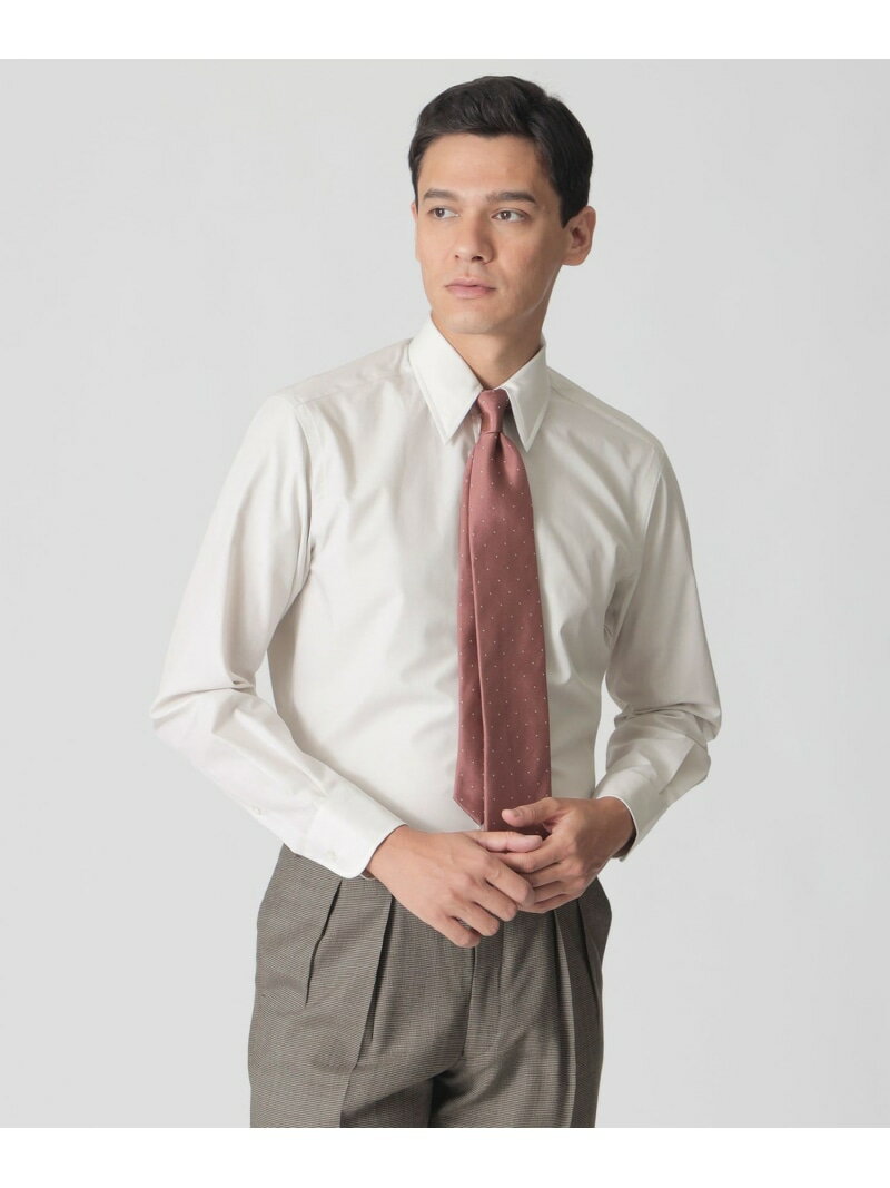 【数量限定】「COLLECTION LINE」無地ハケメ レギュラーカラー ドレスシャツ Paul 