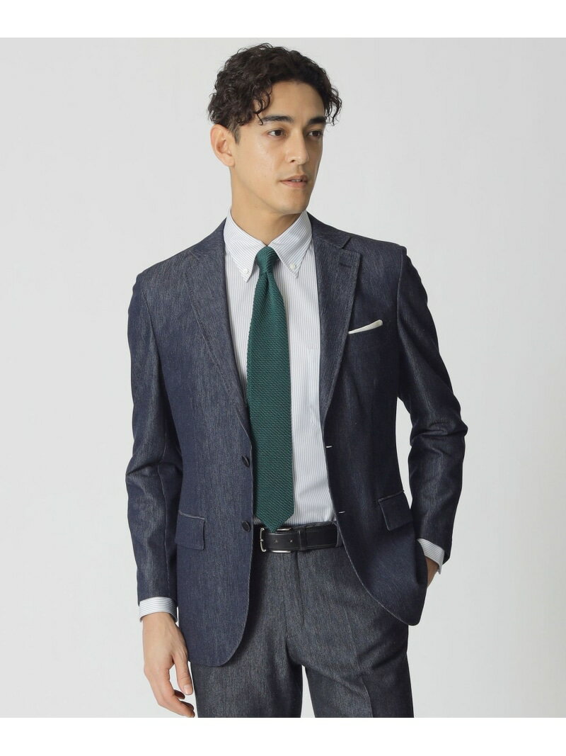 【Nikkei magazine掲載】【STUART 039 S TRAVELER】サマーラッセルジャケット/セットアップ着用可能 Paul Stuart ポール スチュアート ジャケット アウター テーラードジャケット ブレザー ネイビー グレー【送料無料】 Rakuten Fashion