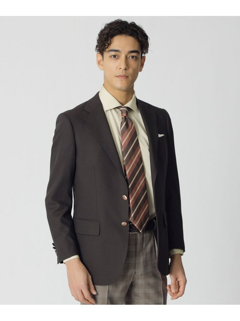 Tailored Jacket - 【Nikkei magazine掲載】精紡交撚オックスサマーブラウンブレザー Paul Stuart ポール・スチュアート ジャケット・アウター テーラードジャケット・ブレザー ブラウン【送料無料】[Rakuten Fashion]