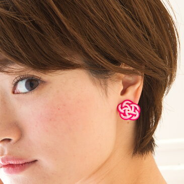 【送料無料】職人が織り込んだ 水引 ピアス イヤリング 和風 ピアス 和風 アクセサリー 梅水引 水引き 水引 ピアス イヤリング アクセサリー 梅 お祭り 夏祭り 和風 和服 着物 京風 ピアス おしゃれ 和風 大きめ 大ぶり】