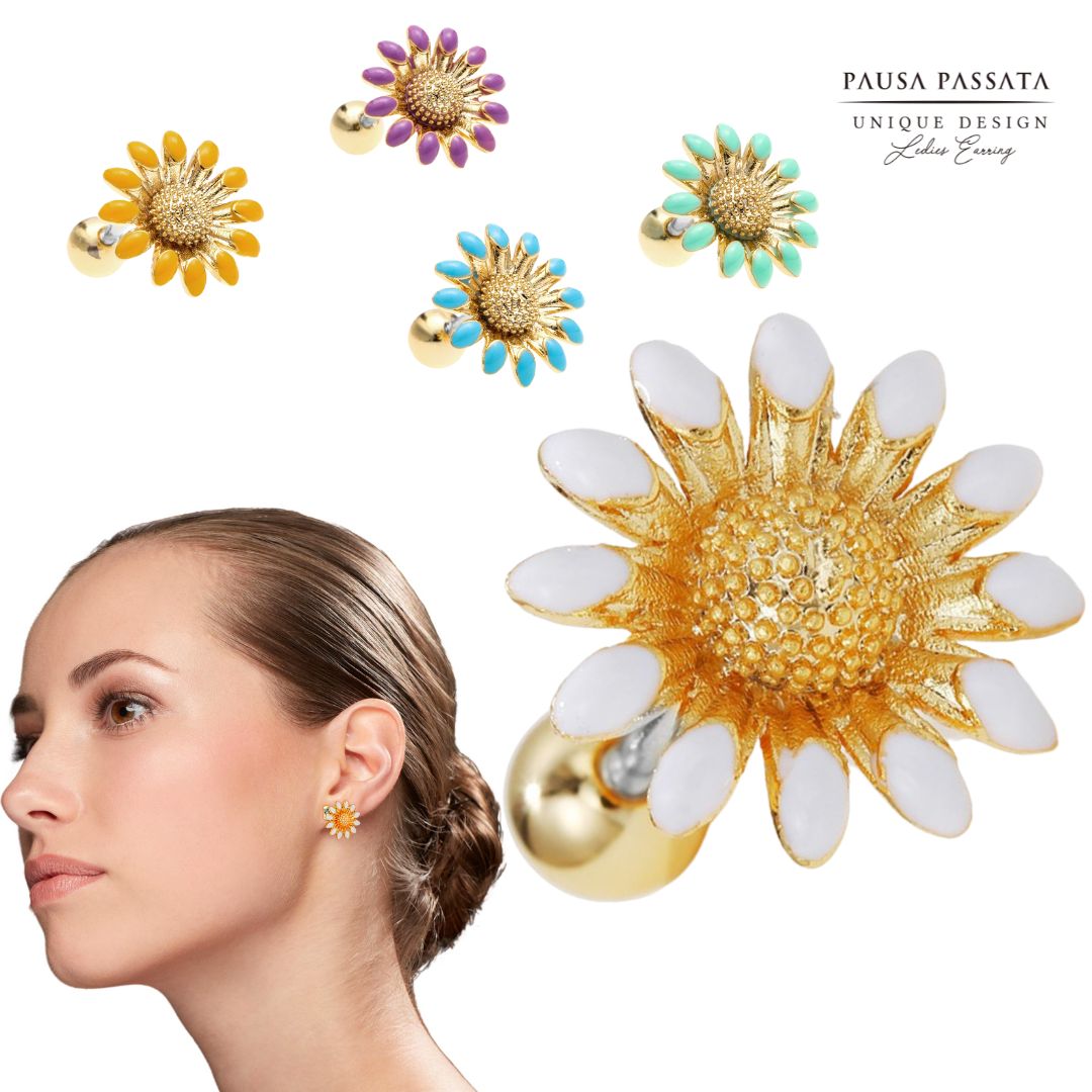 【細部まで表現たんぽぽ☆ピアス】　花ピアス　たんぽぽピアス　花　ピアス　ローズピアス　夏　ピアス..