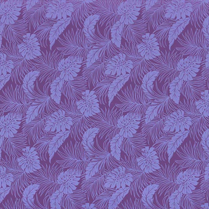 紫のハワイアンファブリック モン