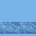 ハワイアンファブリック 青 ククイ タパ fab-2901BL 【4ヤードまでメール便可】