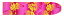 ピンクのパウスカートケース モンステラ・グラデーション柄 pcase-2862Pi ★オーダーメイド 【メール便可】