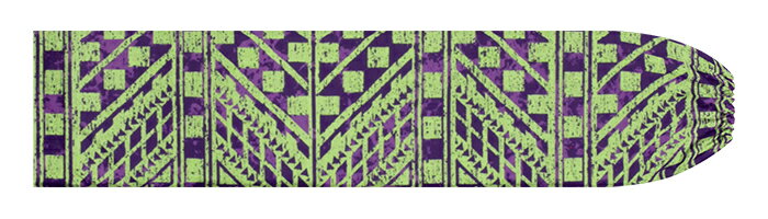 パウスカートケース 紫ときみどり タパ pcase-2899PPLG 【メール便可】★オーダーメイド