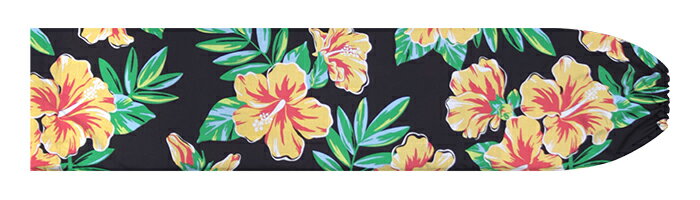パウスカート ケース 黒 ハイビスカス pcase-2933BK 【メール便可】★オーダーメイド