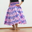 ピンクのパウスカート マイレ・レイ柄 spau-2850Pi サイズが選べる フラダンス衣装
