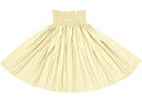フラダンス 衣装 クリーム色の無地パウスカート spau-solid-cream 【大人から子どもまで丈が選べる】 ★オーダーメイド