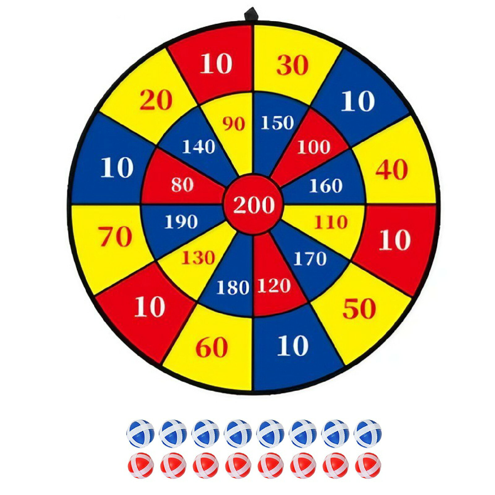 商品コード B0DFGX7XXQ 商品名 Boono ダーツ ボール おもちゃ 的当て ゲーム ダーツ ボード 遊び道具 マジックテープ ボール (74cmダーツボード) ブランド Boono 【ダーツ ボール おもちゃ】マジックテープボール式の安全なダーツおもちゃ。お子様だけで楽しめるのはもちろん、大人も一緒に楽しめます。家族や友達との楽しい時間に最適です。 【的当て ゲーム】 的当て遊びをしながら集中力や手先の器用さを鍛えます。色鮮やかなで視覚的にも楽しさ満点！シンプルなルールで集中力を養うトレーニングにも最適。 【ダーツボード】 雨の日の室内遊びとして「ボールを投げる」、「ボールを取りに走る」行くという運動要素も取り入れられます。手軽に設置・片付けできるコンパクト設計で、スペースを気にせずどこでも遊べる理想的なダーツボードセットです。 【男の子 プレゼント】 ギフトにも最適で、誕生日やクリスマスのプレゼントにぴったり。シンプルでご家族で楽しめるおもちゃです。 【ダーツ ボール おもちゃ セット内容 】 1.ダーツ的1枚（直径74cm 折りたたみ式）、2.マジックテープボール16個（赤球×8個、青球×8個、直径3.4cm） ※ 他ネットショップでも併売しているため、ご注文後に在庫切れとなる場合があります。予めご了承ください。 ※ 品薄または希少等の理由により、参考価格よりも高い価格で販売されている場合があります。ご注文の際には必ず販売価格をご確認ください。 ※ 沖縄県、離島または一部地域の場合、別途送料の負担をお願いする場合があります。予めご了承ください。 ※ お使いのモニターにより写真の色が実際の商品の色と異なる場合や、イメージに差異が生じることがあります。予めご了承ください。 ※ 商品の詳細（カラー・数量・サイズ 等）については、ページ内の商品説明をご確認のうえ、ご注文ください。 ※ モバイル版・スマホ版ページでは、お使いの端末によっては一部の情報が表示されないことがあります。すべての記載情報をご確認するには、PC版ページをご覧ください。Boono ダーツ ボール おもちゃ 的当て ゲーム ダーツ ボード 遊び道具 マジックテープ ボール (74cmダーツボード) Boono 5
