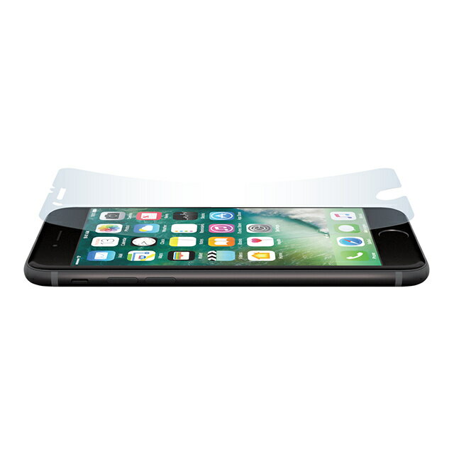 【公式】パワーサポート AFP指紋防止 クリスタルフィルム 2枚セット iPhoneSE(第3世代・第2世代) / iPhone8 / iPhone7 (高透明/ツルツル) 世界初！手で切れて貼りズレしにくい剥離フィルム(SE3 / SE2)