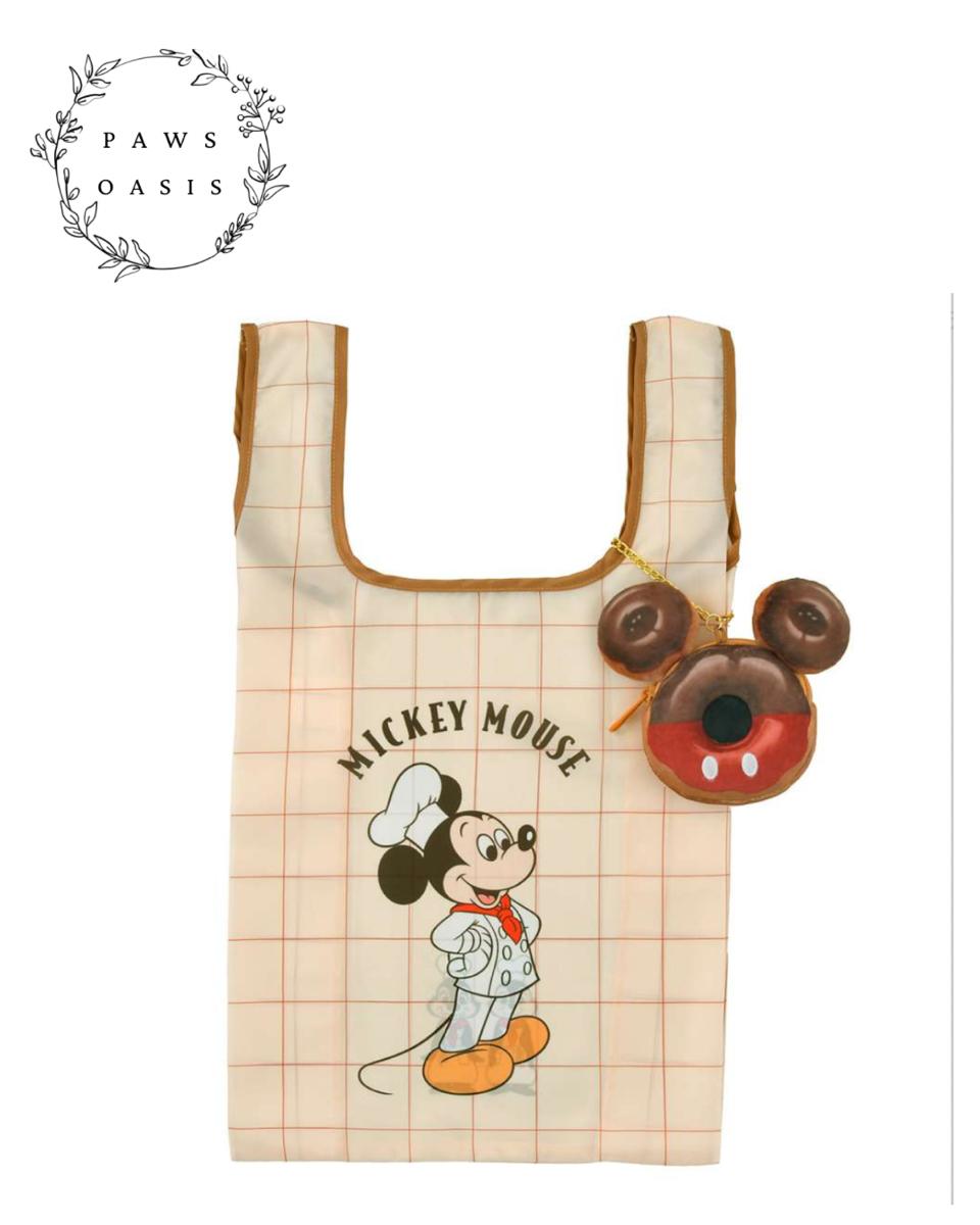 ミッキー、チップ＆デール ショッピングバッグ・エコバッグ ポーチ入り MICKEY'S BAKERYのサムネイル