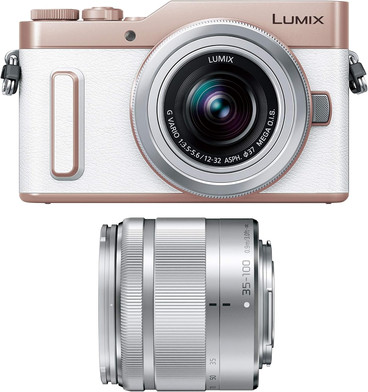 【楽天お買い物マラソン期間中ポイント5倍】Panasonic パナソニック ミラーレス一眼カメラ ルミックス GF90 ダブルレンズキット 標準ズームレンズ/望遠ズームレンズ付属 ホワイト DC-GF90WA-W