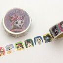 【月間優良ショップ受賞】とことこサーカス マスキングテープ「SYARENEKO2」猫柄 キャット マステ